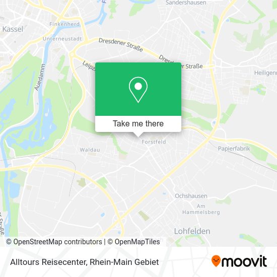 Карта Alltours Reisecenter