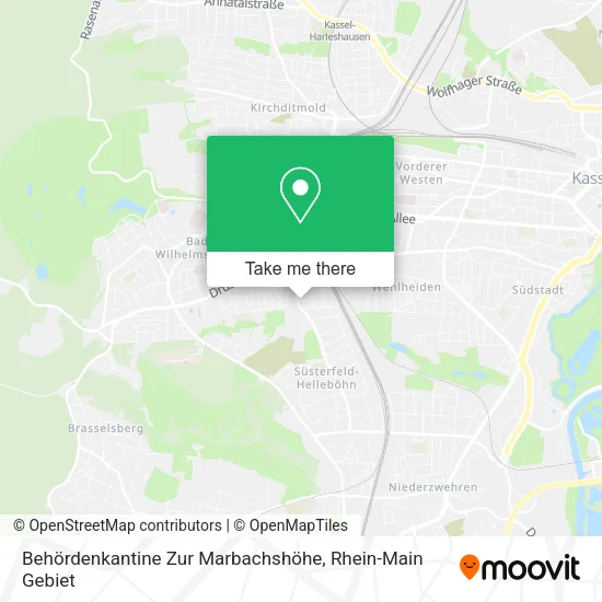 Карта Behördenkantine Zur Marbachshöhe