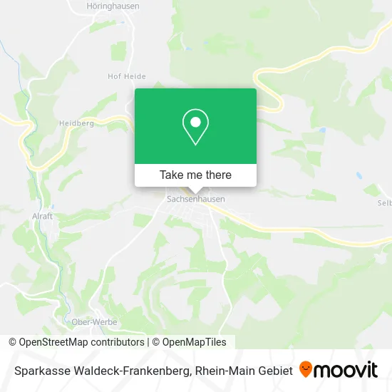 Карта Sparkasse Waldeck-Frankenberg