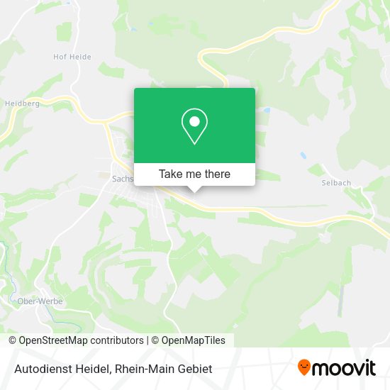 Карта Autodienst Heidel