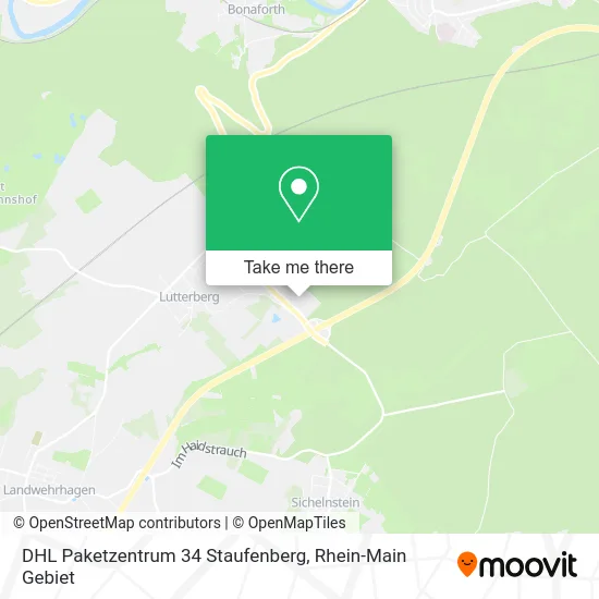 Карта DHL Paketzentrum 34 Staufenberg