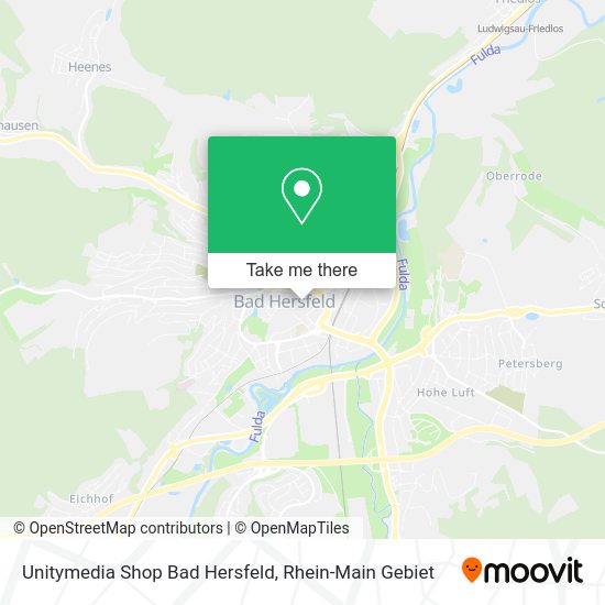 Карта Unitymedia Shop Bad Hersfeld