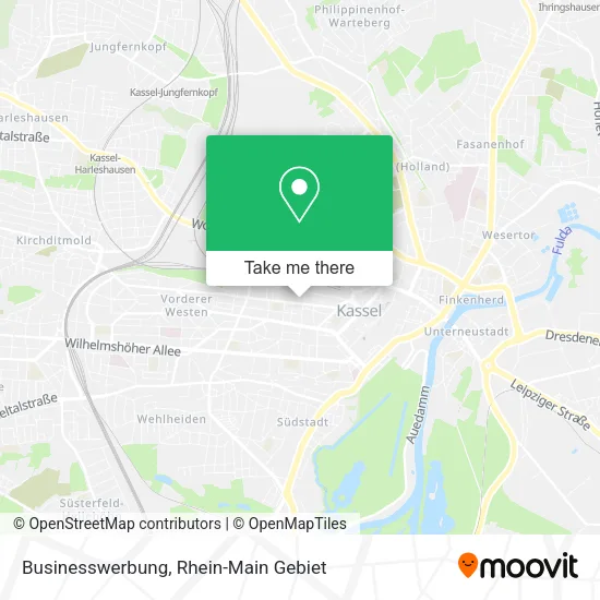 Карта Businesswerbung