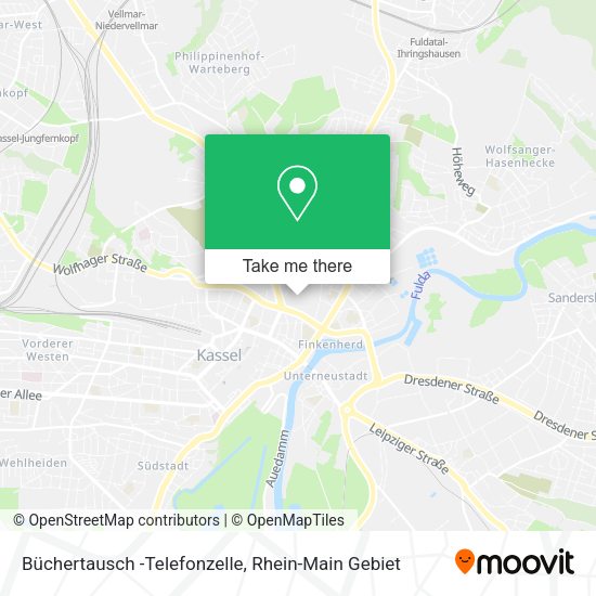 Карта Büchertausch -Telefonzelle