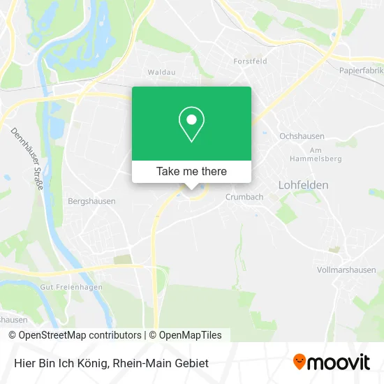 Карта Hier Bin Ich König