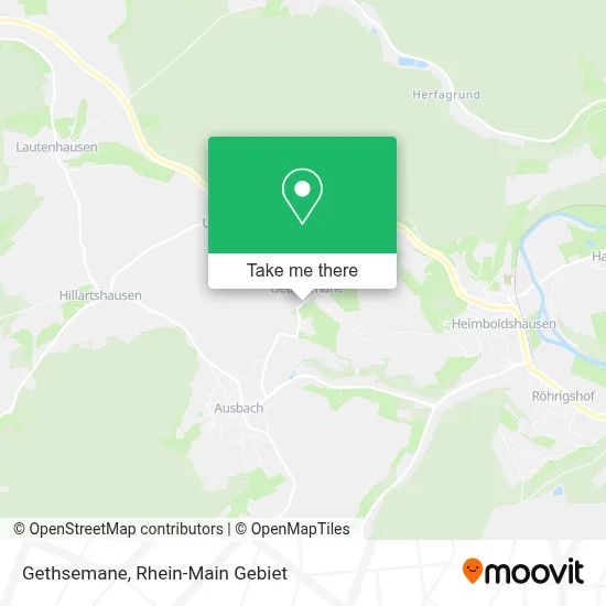 Gethsemane map