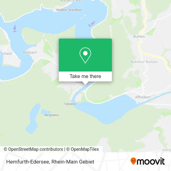 Карта Hemfurth-Edersee