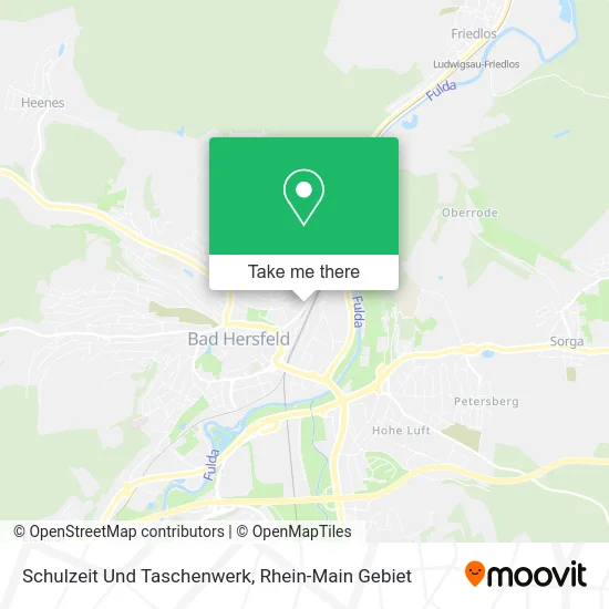 Карта Schulzeit Und Taschenwerk