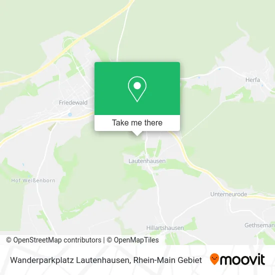 Карта Wanderparkplatz Lautenhausen