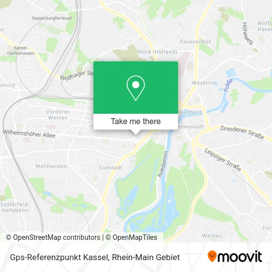 Карта Gps-Referenzpunkt Kassel