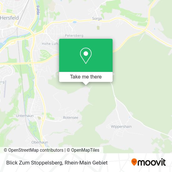 Карта Blick Zum Stoppelsberg