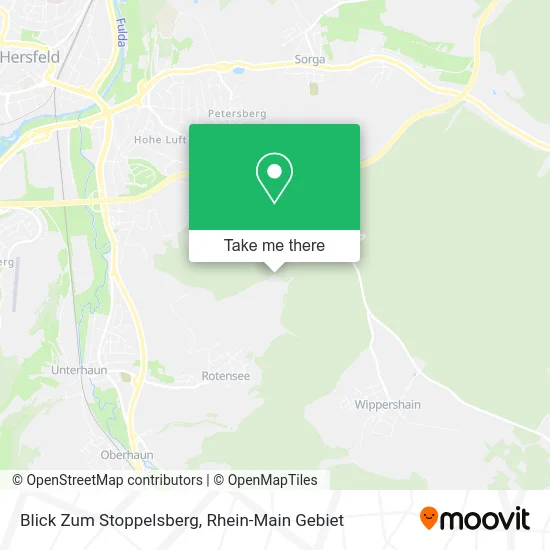 Карта Blick Zum Stoppelsberg