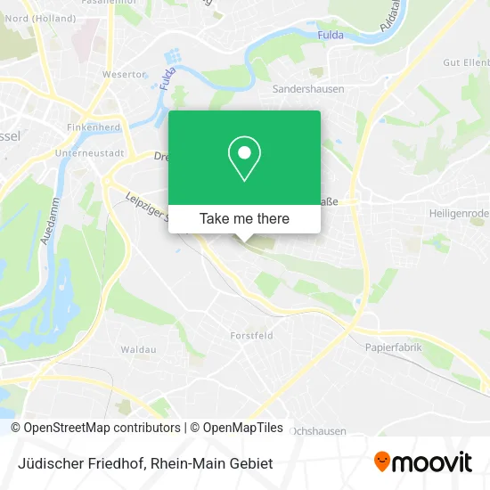 Карта Jüdischer Friedhof