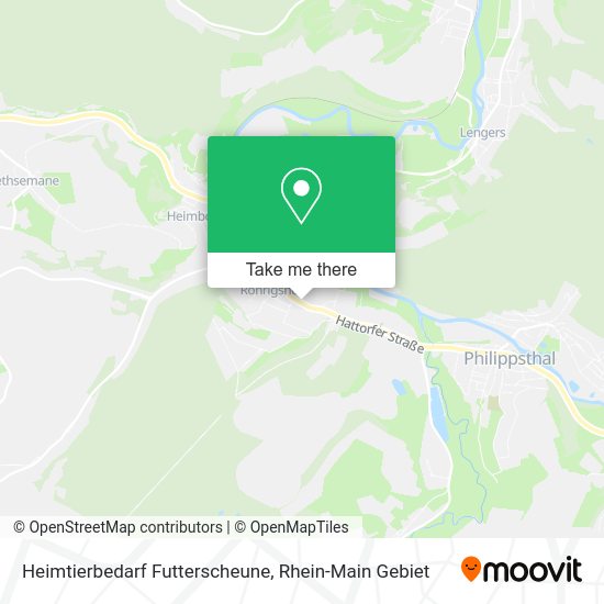 Карта Heimtierbedarf Futterscheune