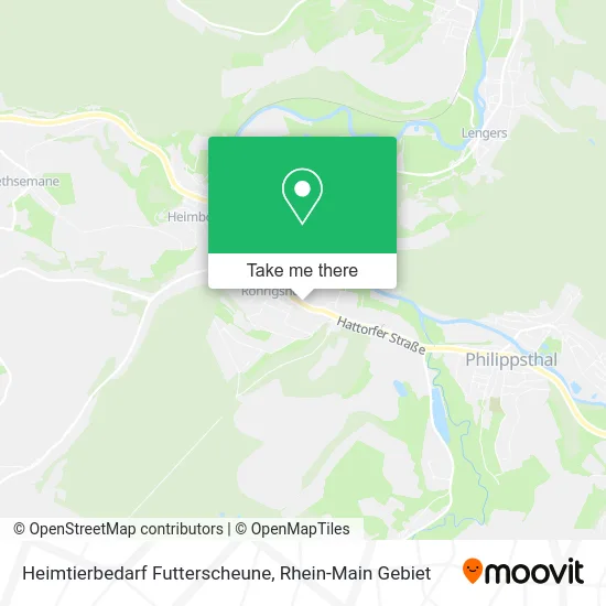 Карта Heimtierbedarf Futterscheune