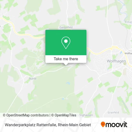 Карта Wanderparkplatz Rattenfalle