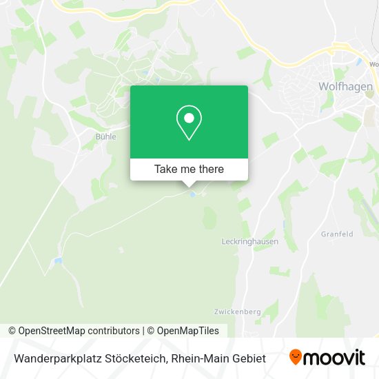 Карта Wanderparkplatz Stöcketeich