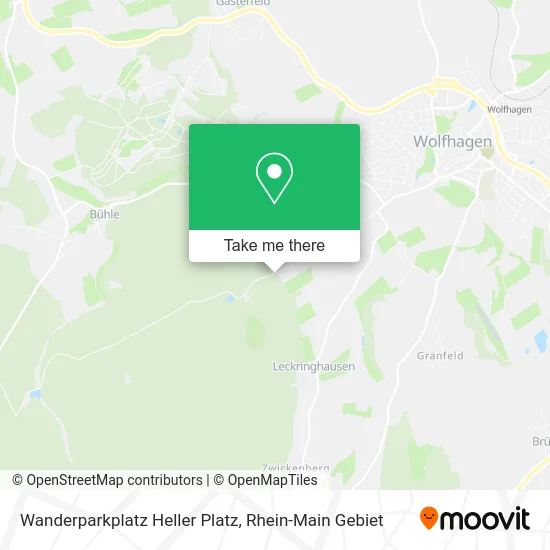 Карта Wanderparkplatz Heller Platz