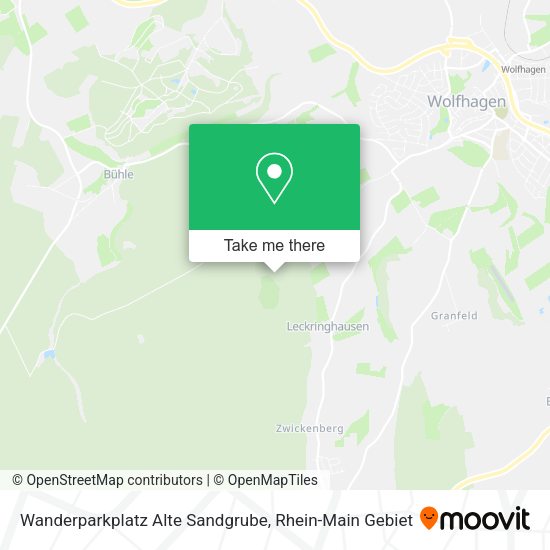 Карта Wanderparkplatz Alte Sandgrube