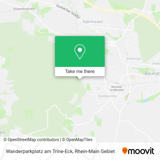 Карта Wanderparkplatz am Trine-Eck