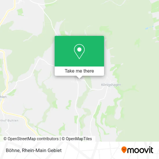 Карта Böhne