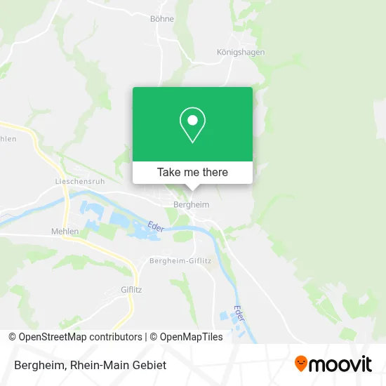 Bergheim map