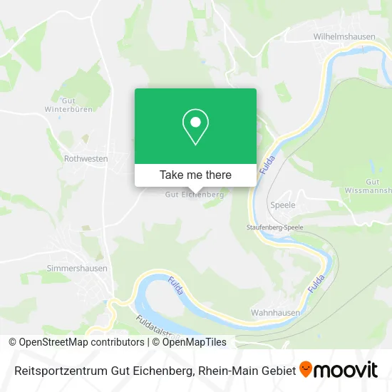 Карта Reitsportzentrum Gut Eichenberg