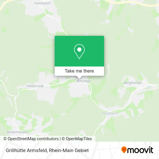 Карта Grillhütte Armsfeld