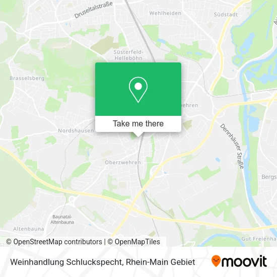 Карта Weinhandlung Schluckspecht