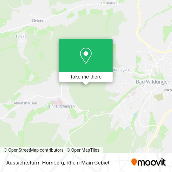 Карта Aussichtsturm Homberg