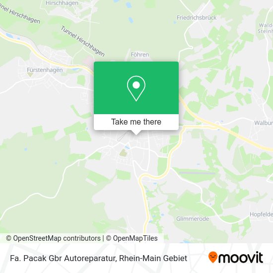 Карта Fa. Pacak Gbr Autoreparatur