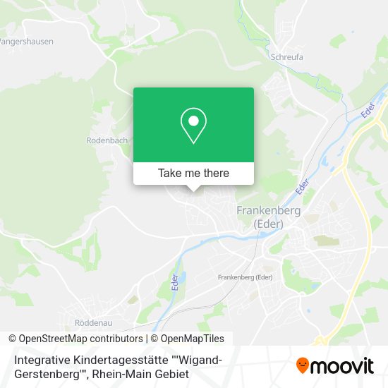 Карта Integrative Kindertagesstätte ""Wigand-Gerstenberg""