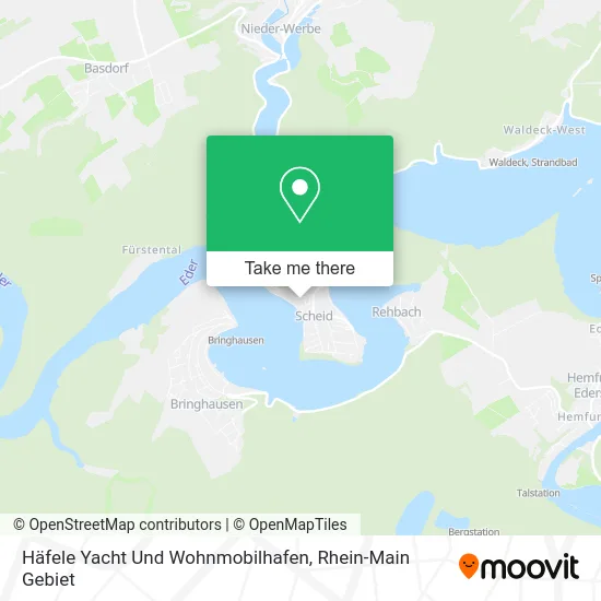 Карта Häfele Yacht Und Wohnmobilhafen