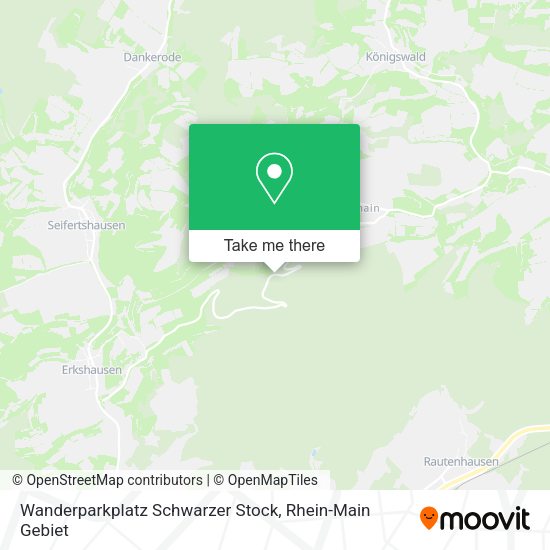 Карта Wanderparkplatz Schwarzer Stock
