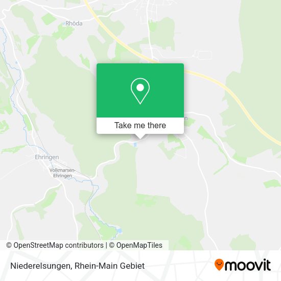 Карта Niederelsungen