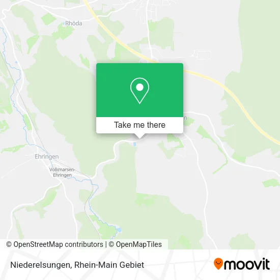 Карта Niederelsungen
