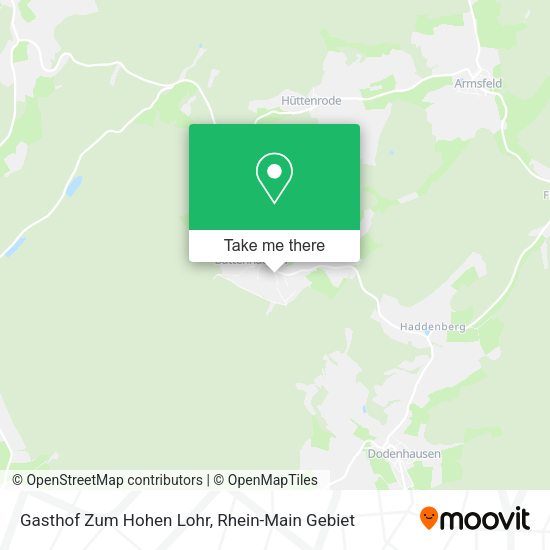Карта Gasthof Zum Hohen Lohr