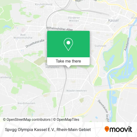 Карта Spvgg Olympia Kassel E.V.