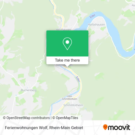 Карта Ferienwohnungen Wolf
