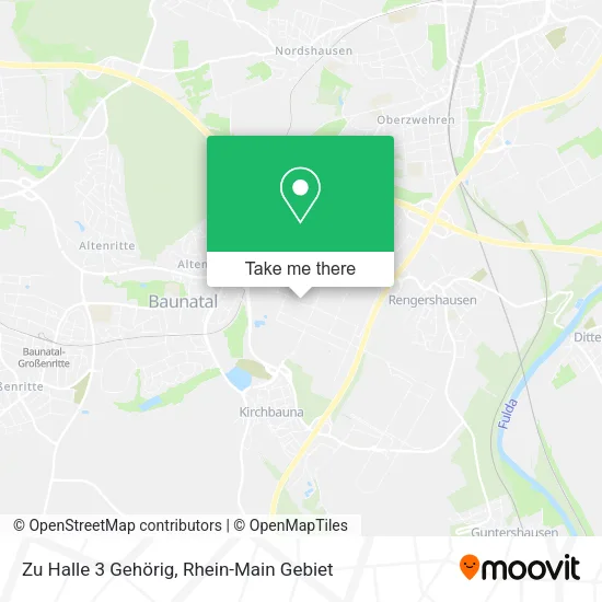 Карта Zu Halle 3 Gehörig