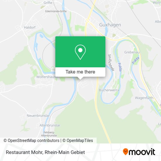 Карта Restaurant Mohr