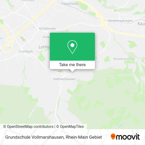 Карта Grundschule Vollmarshausen