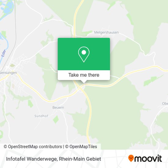 Карта Infotafel Wanderwege