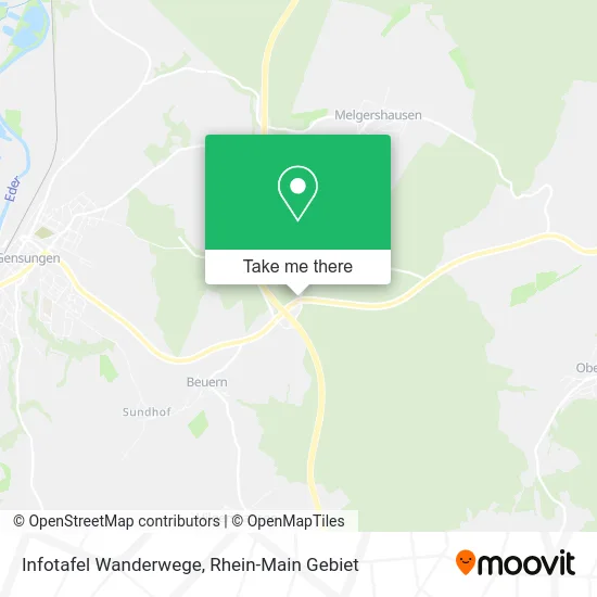 Карта Infotafel Wanderwege