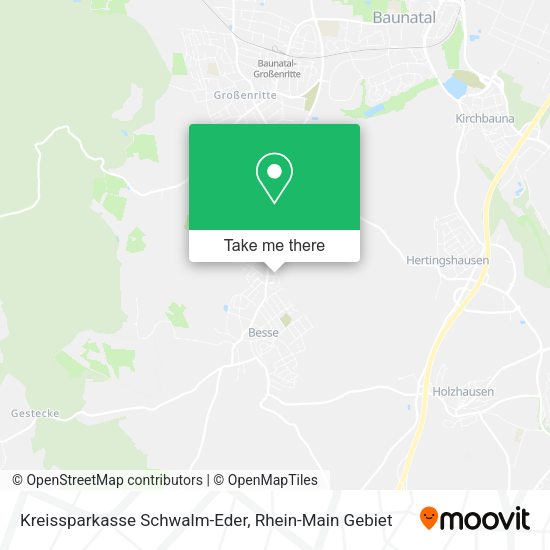 Карта Kreissparkasse Schwalm-Eder