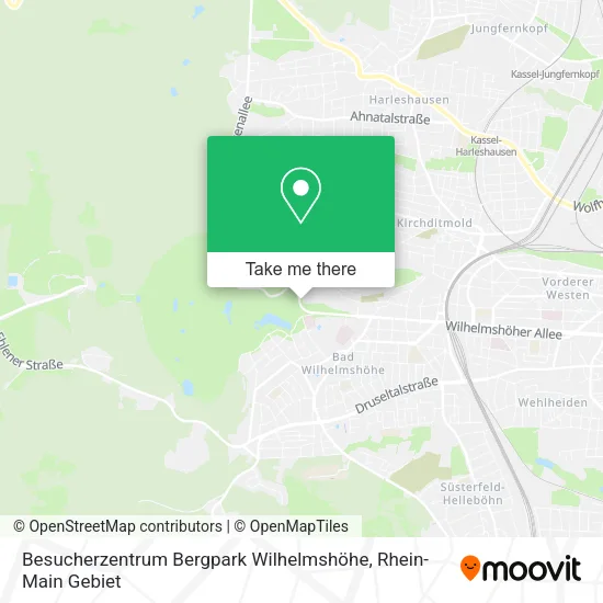 Карта Besucherzentrum Bergpark Wilhelmshöhe