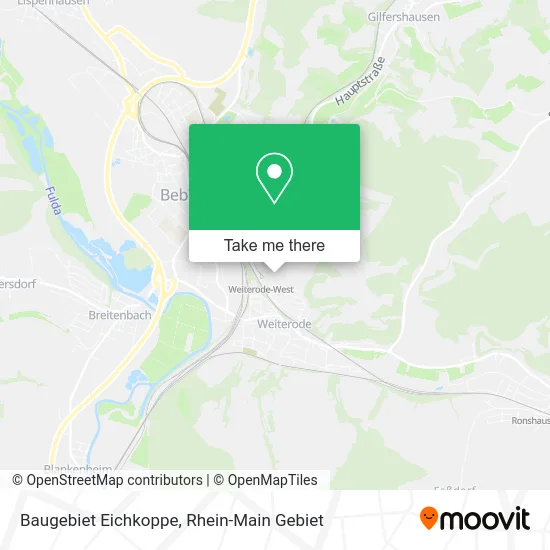 Карта Baugebiet Eichkoppe