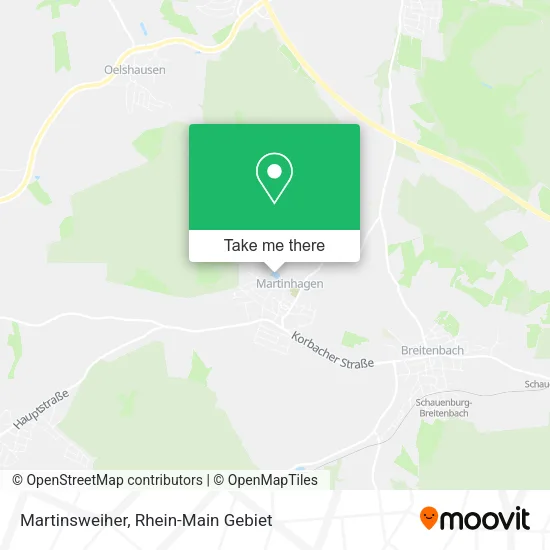 Карта Martinsweiher