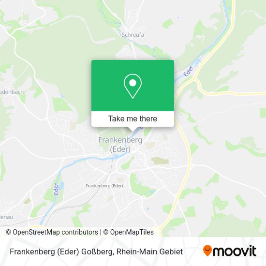 Карта Frankenberg (Eder) Goßberg