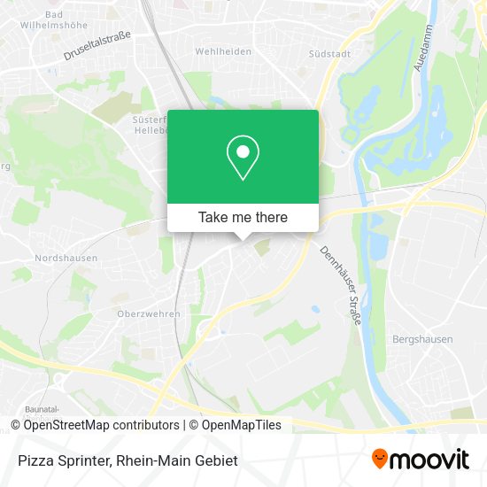 Карта Pizza Sprinter